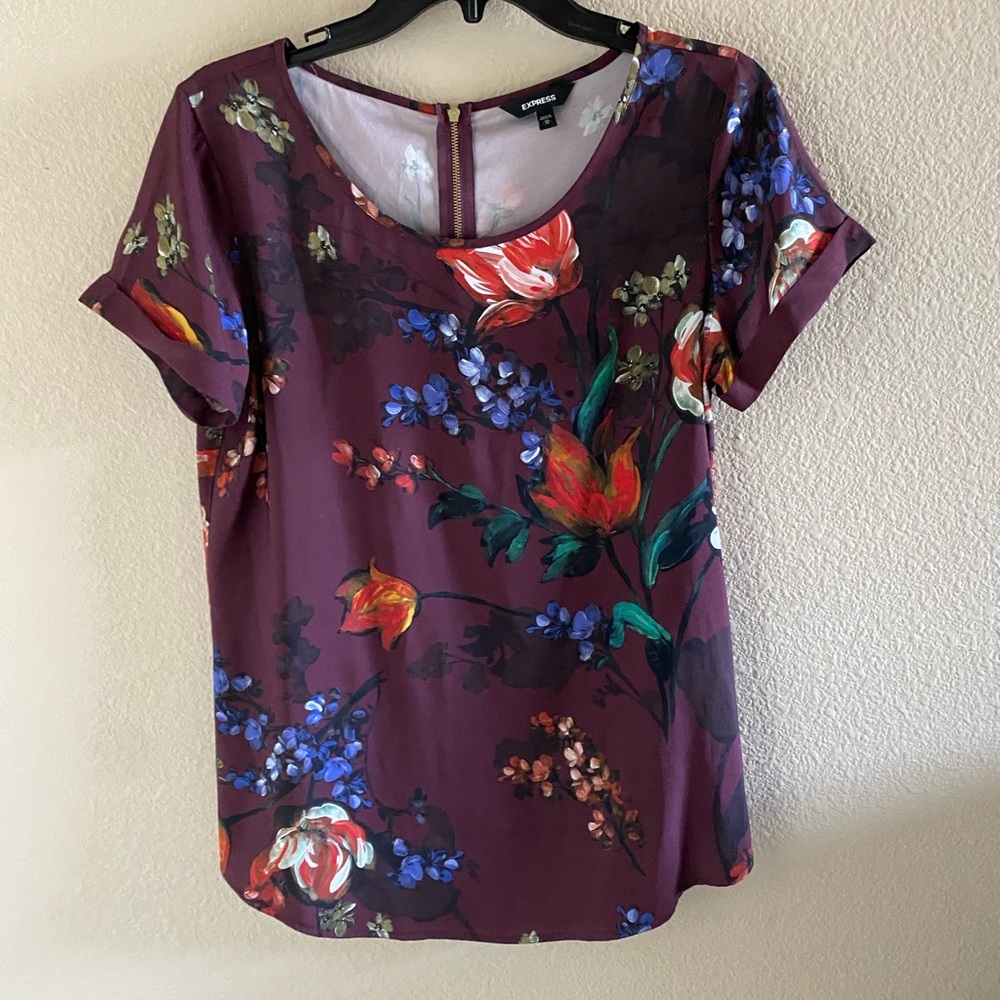Express floral blouse